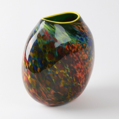 A Garry Nash Mottled Vase, Dated '98