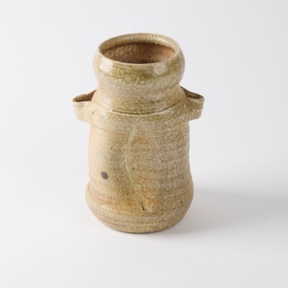 An Estelle Martin Anagama Fired Vase