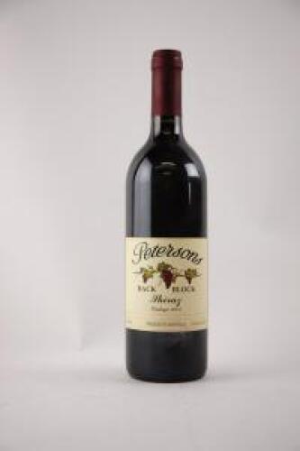 (1) 2005 Petersons Back Block Shiraz, Hunter Valley