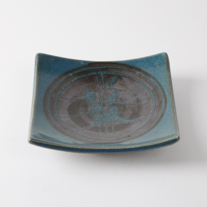 A Peter Stichbury Square Plate