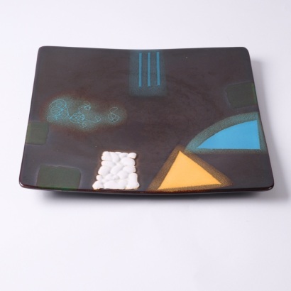 A Large Brian Gartside Abstract Charger