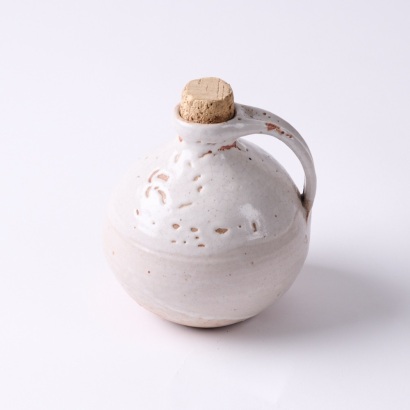 A Small Len Castel Shino Glaze Flagon