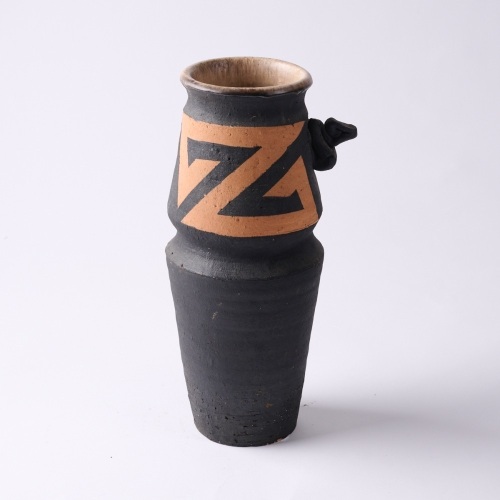 A Rare Baye Riddell Ipu Putiputi Exhibition Vase