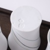 A Grancy Fu Porcelain Water Jug And Four Beakers With A Wooden Display Stand. - 3