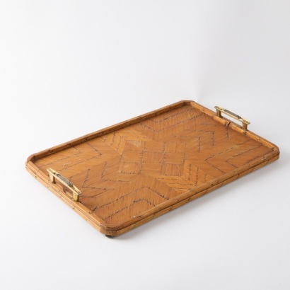 A Folk Art Matchstick Tray