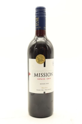 (1) 2022 Mission Estate Winery Merlot, Hawke's Bay