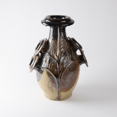 A Large Yvonne Rust Hydra Series Floor Pot