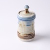 A Dennis O'Connor Salt Glazed Lidded Jar