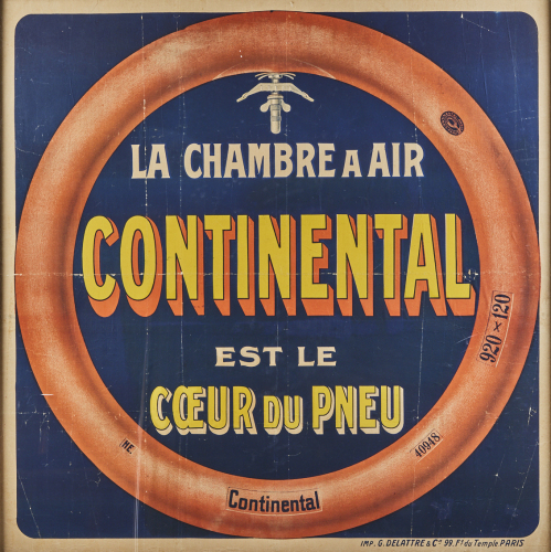 A Rare and Original Continental Tyres Poster