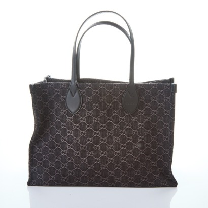 Gucci, Large Ophidia GG Denim Tote Bag