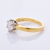 18ct Yellow Gold, Modern, 1.00ct Diamond Ring, GIA certified - 2