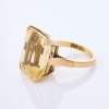 9ct Yellow Gold, Large, 17.3mm x 13.0mm Citrine Cocktail Ring - 2