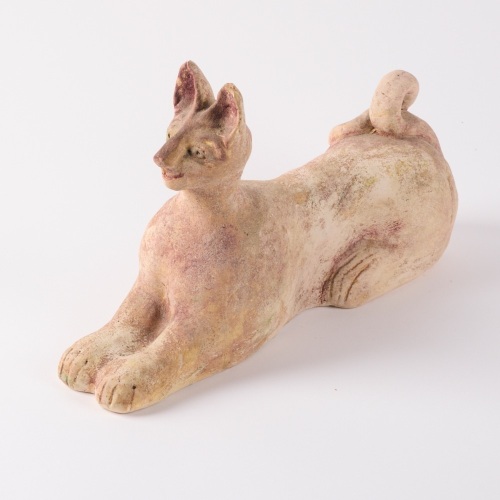 A Bronwynne Cornish Earthenware Sphinx