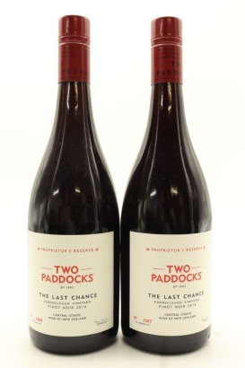 (2) 2016 Two Paddocks Last Chance Pinot Noir, Alexandra [JR17]