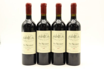 (4) 2008 St Nesbit Cabernet Merlot Petit Verdot, Auckland