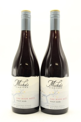 (2) 2019 Misha's Vineyard The High Note Pinot Noir, Central Otago