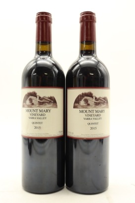 (2) 2015 Mount Mary Quintet Red Blend, Yarra Valley [JR16.5] [RP98]