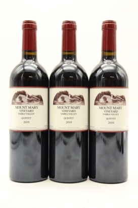 (3) 2019 Mount Mary Quintet Red Blend, Yarra Valley [JR17] [RP97]