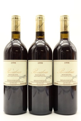 (3) 1998 Providence Private Reserve Merlot Cabernet Franc Malbec, Matakana