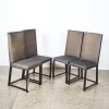 A Set Of Four Wien Tall Dining Chairs By Armani Casa - No Covers - 2