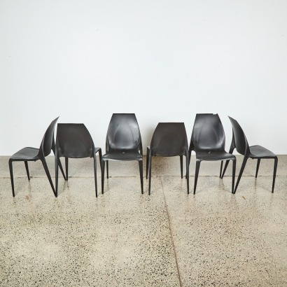 A Set of Six Beluga Chairs by Toshiyuki Yoshino Cattalan Italy