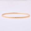 18ct Yellow Gold, 2.4mm Round Wire Bangle