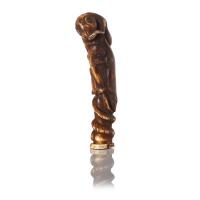 An African Carved Bone Antler Handle