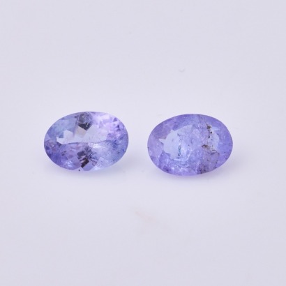 One Pair of 1.52ct, Loose Oval Cut Tanzanites