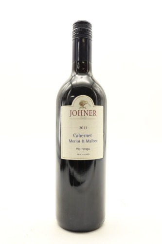 (1) 2013 Johner Estate Cabernet - Merlot - Malbec, Wairarapa