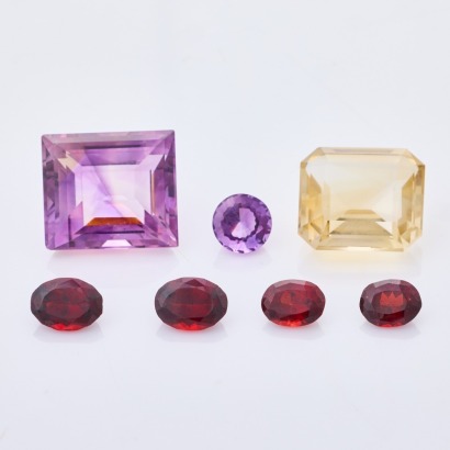 A Collection of Seven, Loose Natural Stones