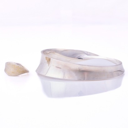 Sterling Silver, Georg Jensen, Moebius Matching Bangle / Ring