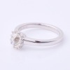 18ct White Gold, Modern, 1.28ct Old Mine Cut Diamond Ring - Near new - 2