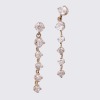 18ct White Gold, 1.04ct Diamond Drop Earrings