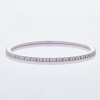 Roberto Demeglio, 18ct White Gold, 2.30ct Diamond Set Extensible Tennis Bracelet with Box
