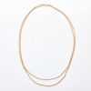 15ct Yellow Gold, Foxtail Link Muff Chain, with a 14ct Yellow Gold Swivel Albert Clasp - 2