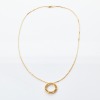 Cartier, 'Circle of Love' 18ct Yellow Gold, Diamond Set Modern Necklace - 2