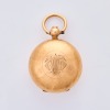 15ct Gold Sovereign Case, English Hallmarks, Engraved 1908 - 2