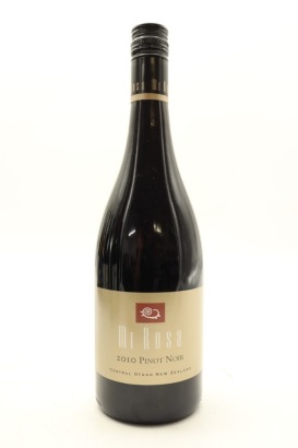 (1) 2010 Mt Rosa Pinot Noir, Central Otago