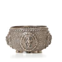 A Late 19th to 20th Century Thai Silver Bowl