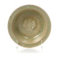 A Chinese Song/Yuan Dynasty Longquan 'Twin-fish" Dish