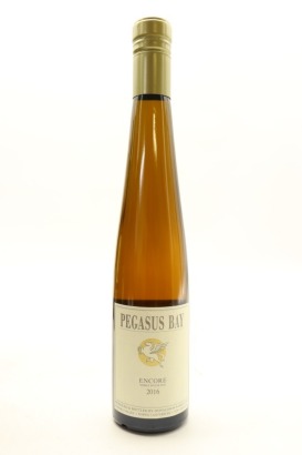 (1) 2016 Pegasus Bay Encore Noble Riesling, Waipara, 375ml