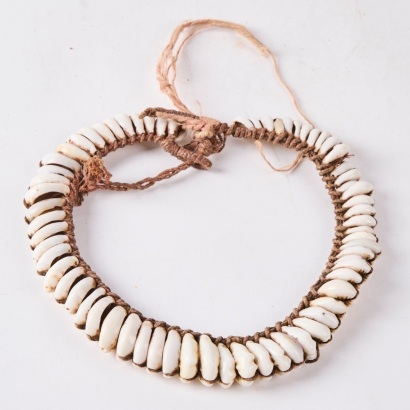 A Cowrie Shell Wewak Necklace, Papua New Guinea