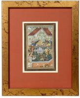 A 19th to Mid 20th Century 'Figural' Miniature on Silk