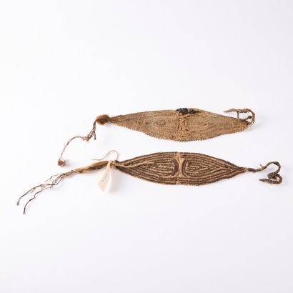 A Pair of Nassa Shell Headbands, Papua New Guinea