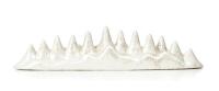 A Chinese Republic Era White-glazed Brush Rest