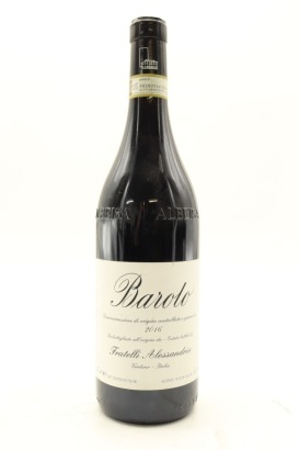 (1) 2016 Fratelli Alessandria Barolo DOCG, Piedmont [JR17.5] [RP96] [WE94]