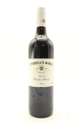 (1) 2016 Tyrrell's Vat 9 Shiraz, Hunter Valley