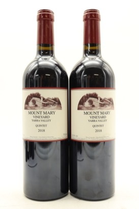 (2) 2018 Mount Mary Quintet Red Blend, Yarra Valley [RP96]