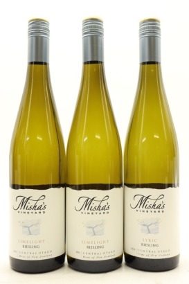 (3) 2021 Misha's Vineyard Limelight Riesling, Central Otago