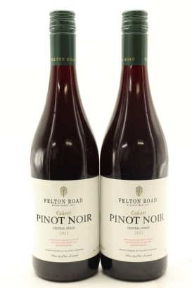 (2) 2021 Felton Road Calvert Pinot Noir, Bannockburn [JR17] [RP95]